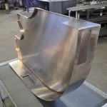 Carter saldato in acciaio inox lavorato da GVC Lavorazioni Meccaniche