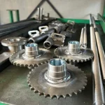 Corone saldate in acciaio da bonifica lavorate da GVC Lavorazioni Meccaniche