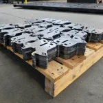 Staffe in acciaio strutturale tagliate a laser in grandi serie